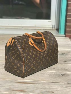 100% Authentic Louis Vuitton LV Vintage Speedy 35 Keepall for