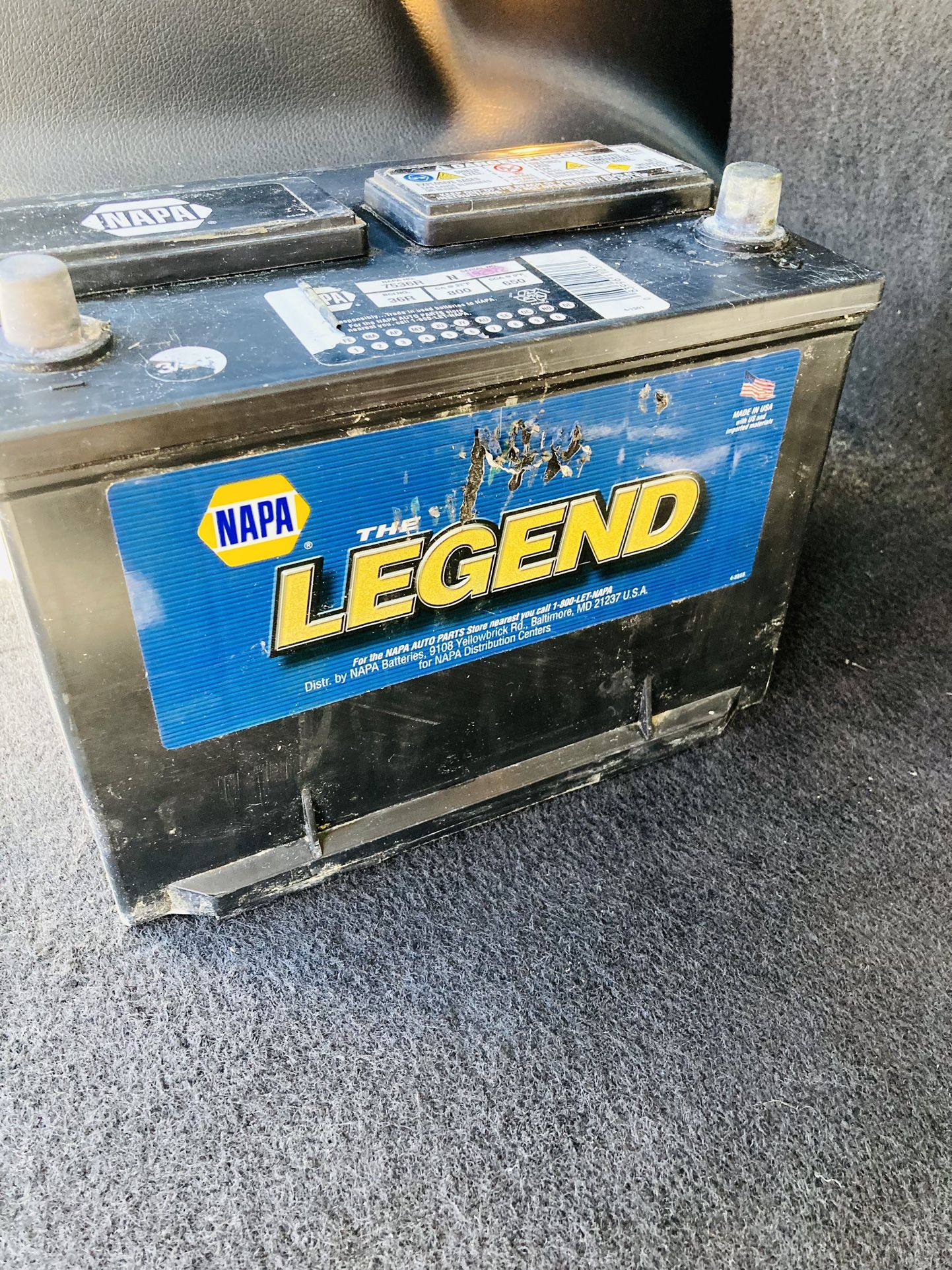 Legend Car Battery