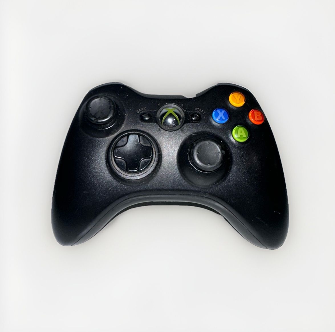 Xbox 360 Controller, Wireless Black (Missing Backpiece) But Fully Functional!
