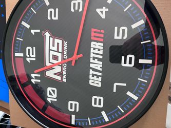 NOS WALL CLOCK
