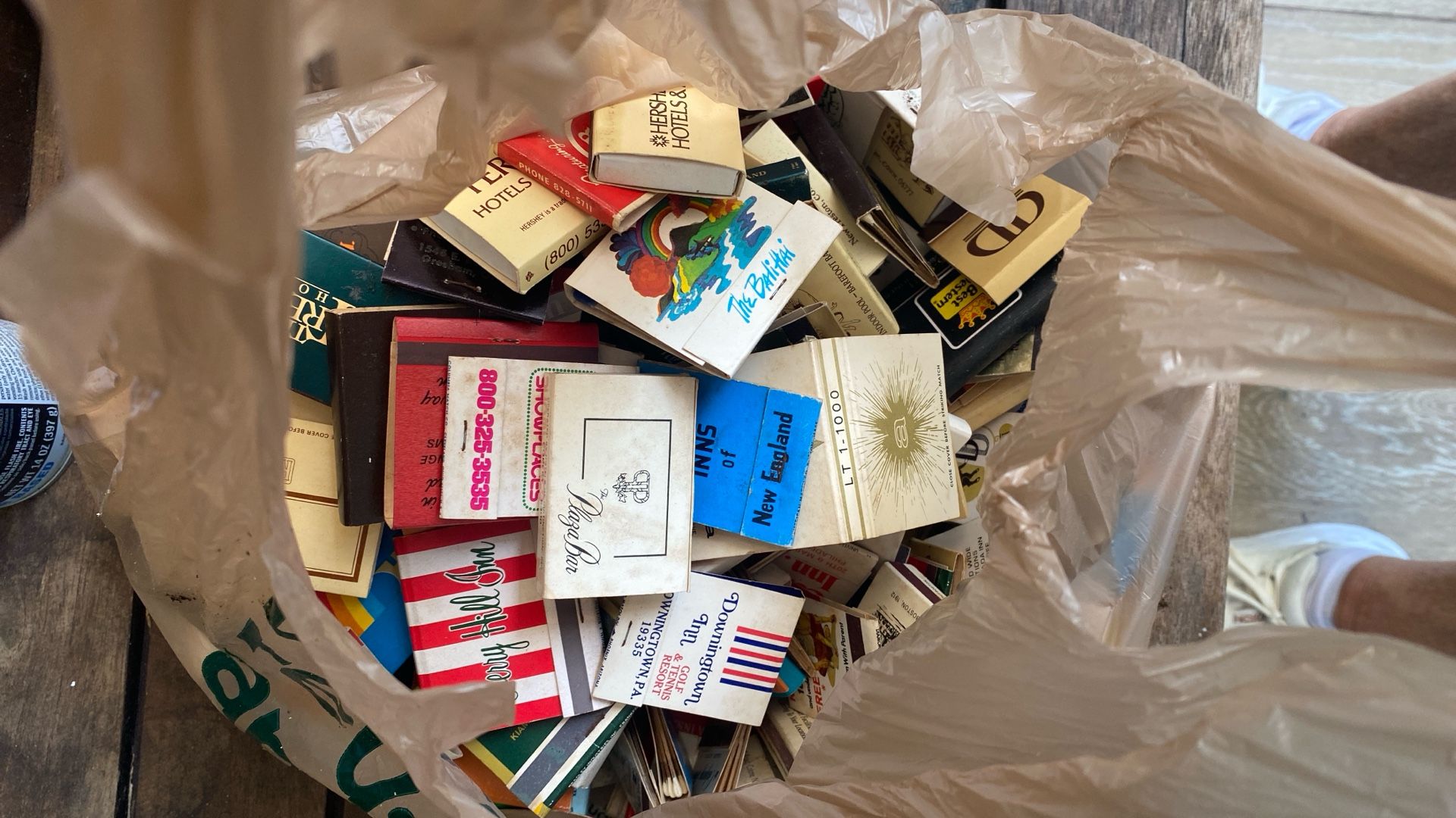 Vintage restaurant matchbooks