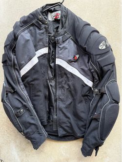 Joe Rocket Armored Motorcycle Jacket – XL – Liner & Carry Pack Included