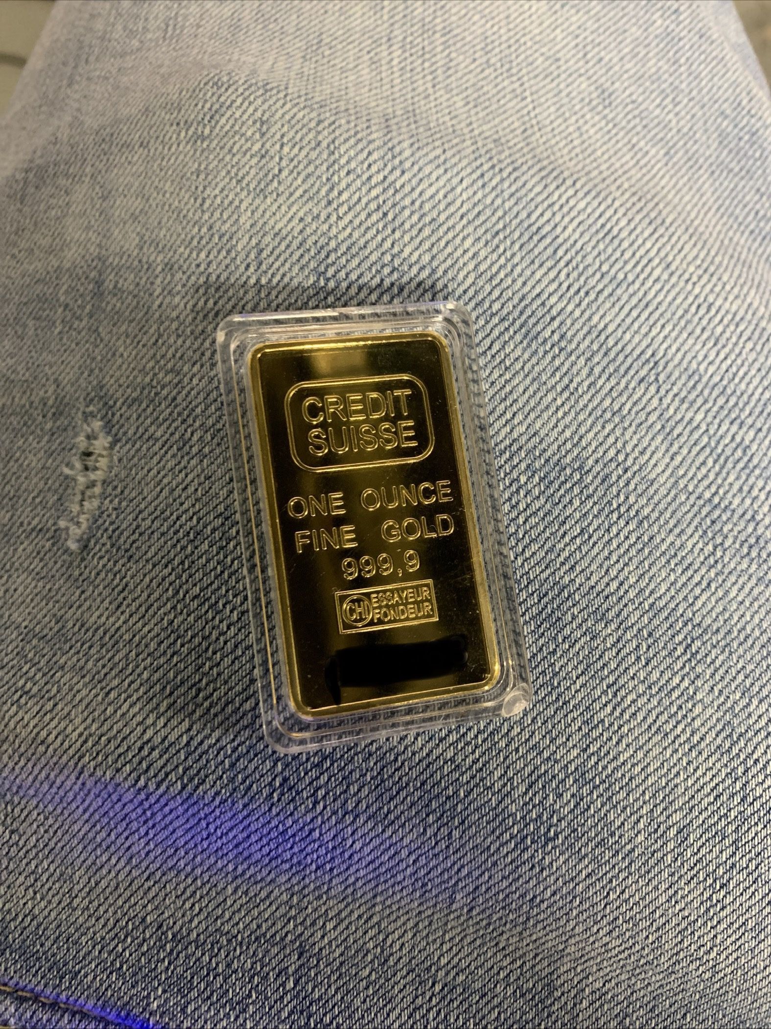 1oz Fine Gold Credit Suisse