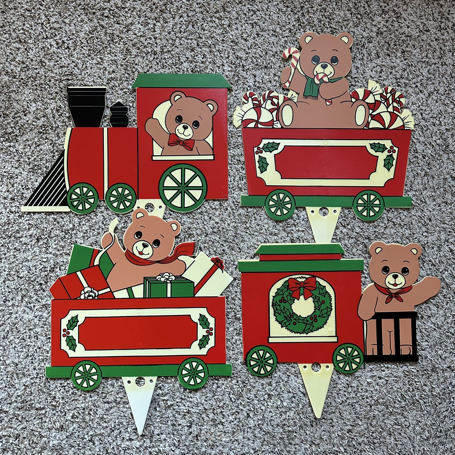 Rare Vintage Christmas Train Decoration