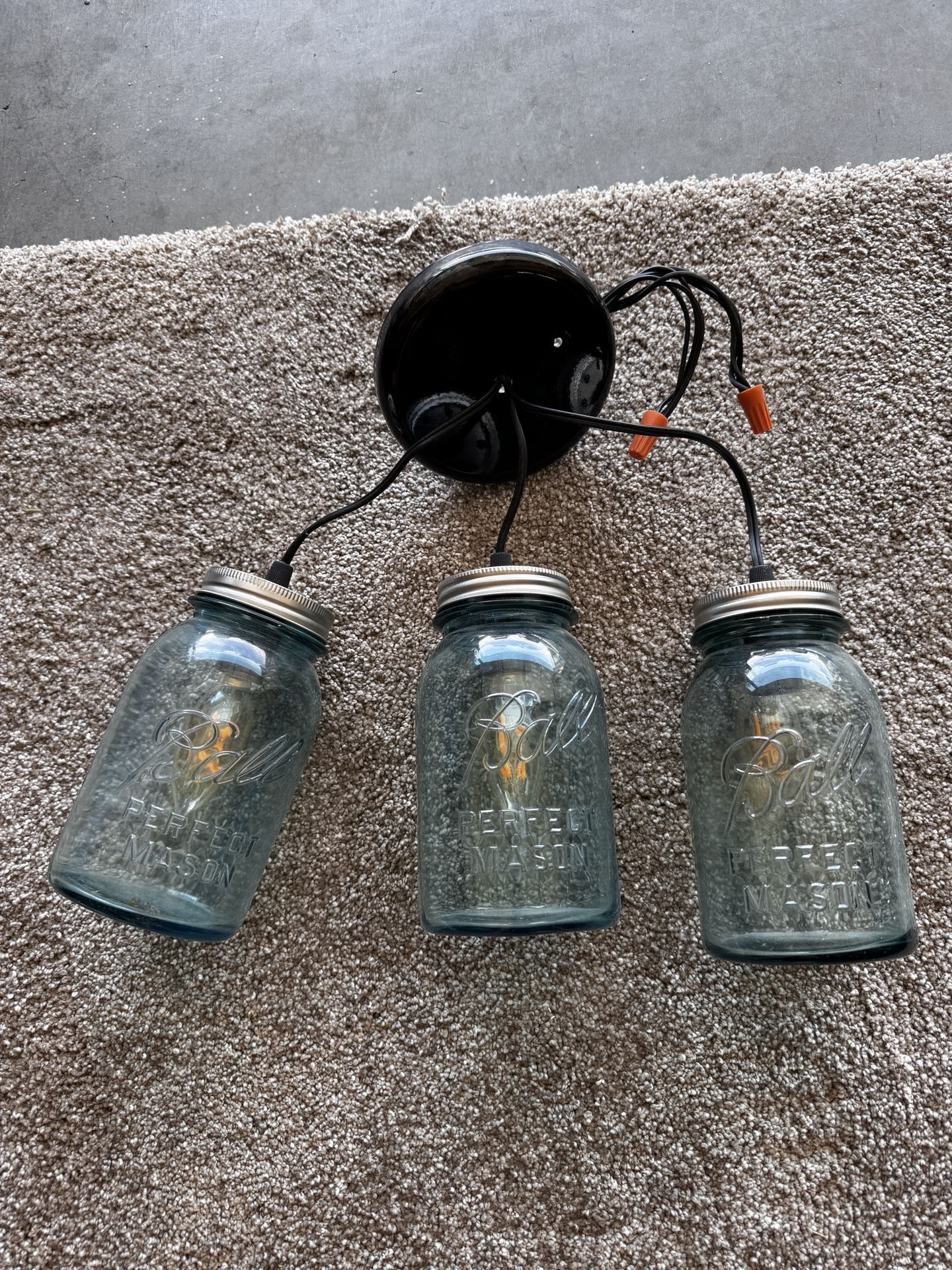 Mason Jar Light Fixture