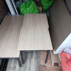 1 Brown Coffee Table  And 2 End Tables 