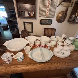 Vintage milk glass collection Authentic 