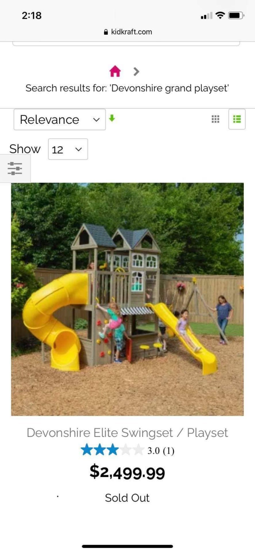 Kidkraft Devonshire Elite Swingset / Playset | Size Medium