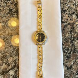 Lucien Piccard Gold Watch 