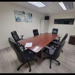 Conference Table With Chairs