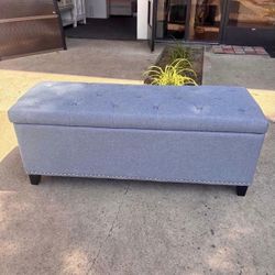 Brand New 48” Fabric Ottoman Bench with Storage 