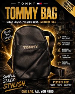 Tommy Hilfiger Black Crossbody Sling Bag
