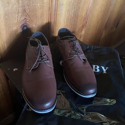 GATSBY men's shoes size 12 brown color