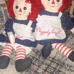 Vintage Raggedy Anne Dolls