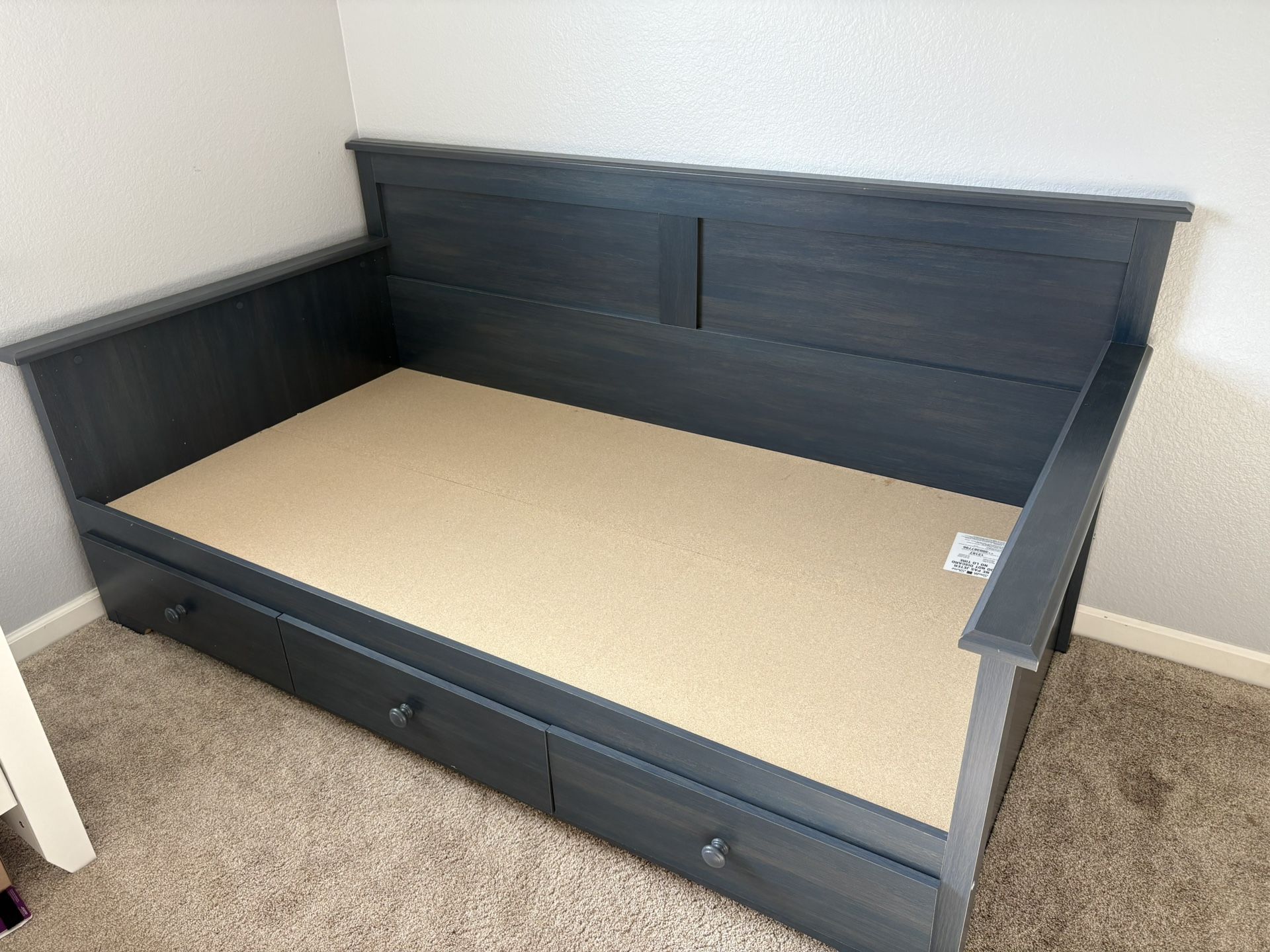 Blue Bed Frame