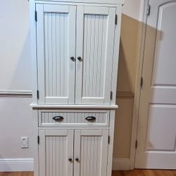 Used White Dresser Cabinet Storage Chest Bookshelf