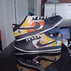 Nike SB Dunk Raygun Tie Dye Black Size 11