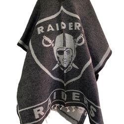 Raiders Poncho Serape 
