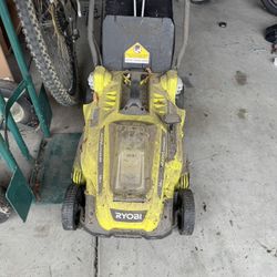 16” Ryobi Lawn Mower (needs new Battery)