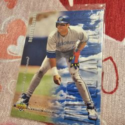 Roberto Alomar '94 Upper Deck Fantasy Team Electric Diamond Parallel '94 Upper Deck Fantasy Team '93 O-pee Chee Star Performers Insert 