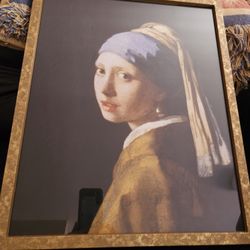 Art Print - Girl With a Pearl Earring  by Vermeer