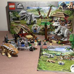 LEGO Jurassic World 75941: Indominus rex vs. Ankylosaurus-100% Complete 