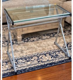 Glass top working table