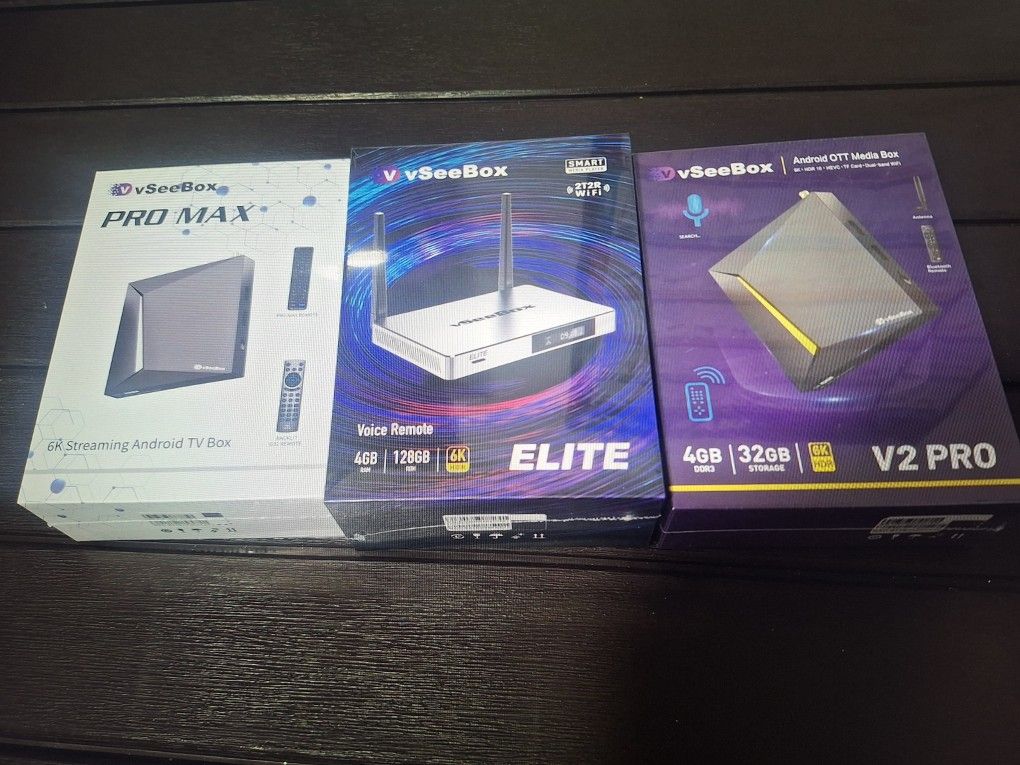 Vsee Boxes V2 Pro , Pro Max , Vsee Elite