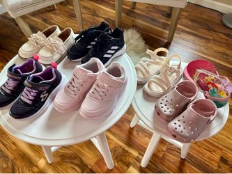 Skechers, Adidas shoes size 11, 12  for  girl