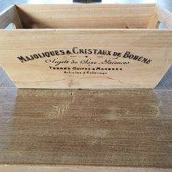 Wood Herb Plant Box