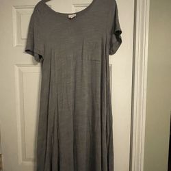 LulaRoe Simply Comfortable Grey Dress