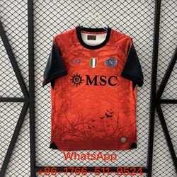Napoli Halloween Edition Jersey - Red, S to XXL