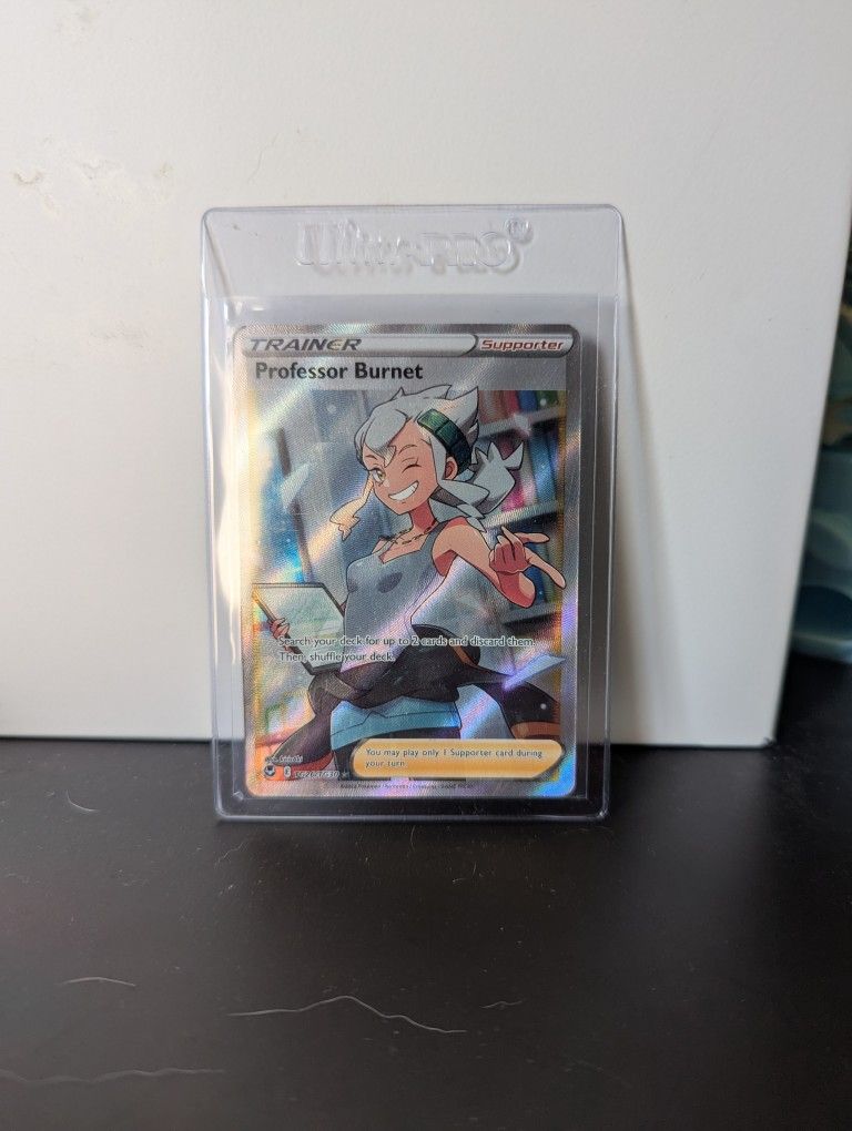 Professor Burnet Pokemon Full Art Card