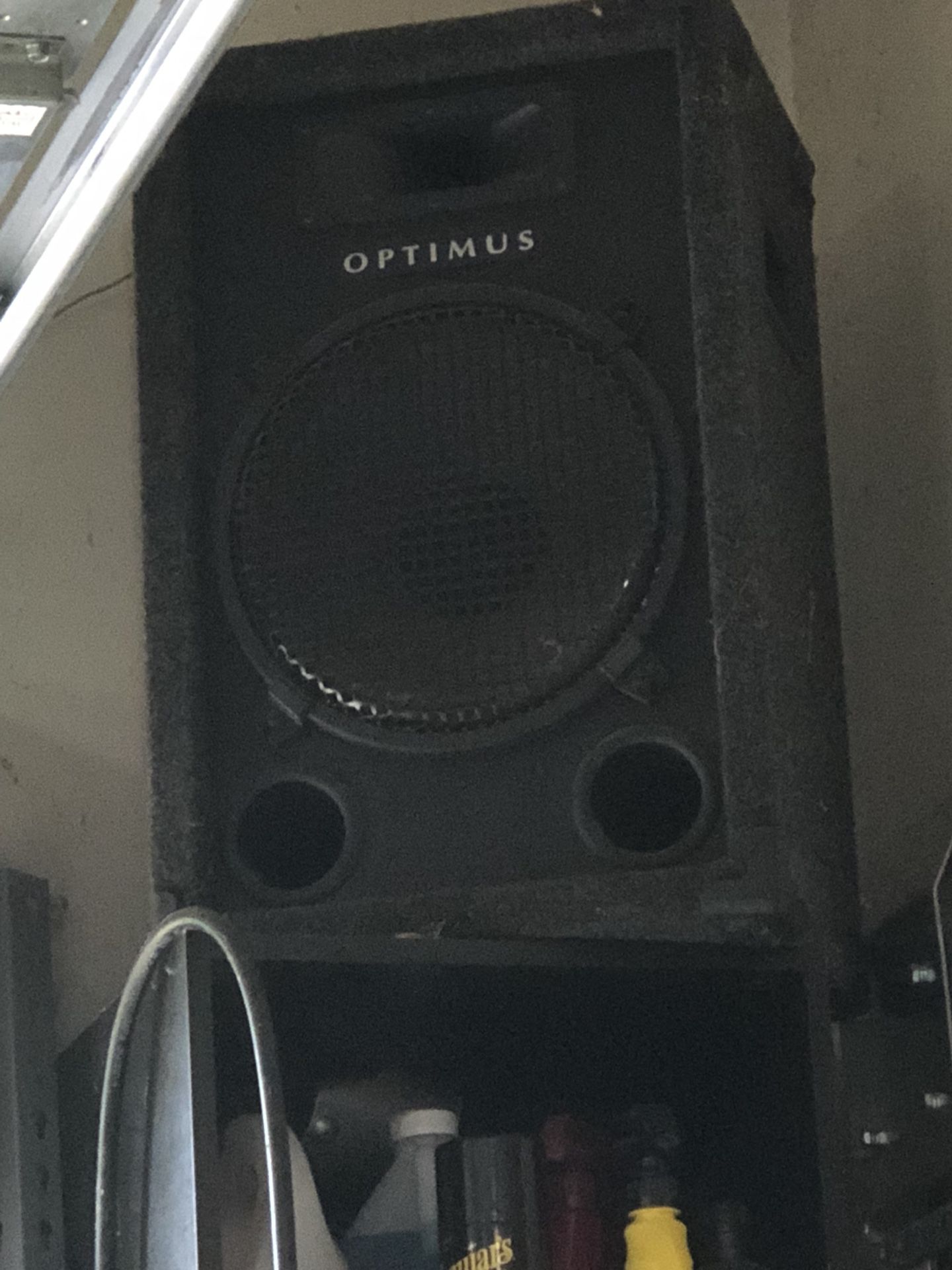 Optimus speakers with pioneer receiver