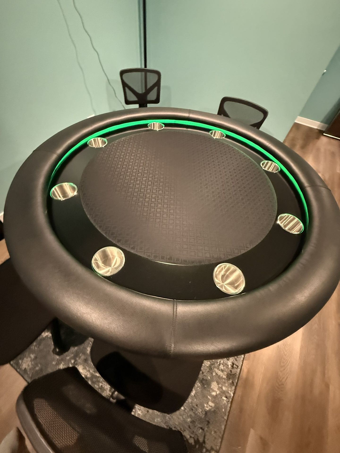 BBO Ginza LED Poker Table w/ $1K Dining Top – Used Once – $2,800 OBO