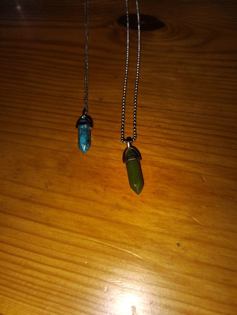 Turquoise And Jade  Crystal