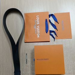 Black Louis Vuitton Belt