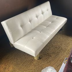 White Futon Priced To Sell