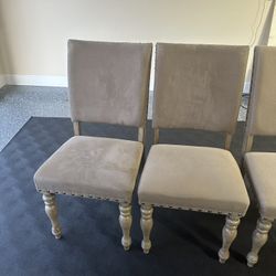 Used Like New Chairs For Dining Table 6 Set Of Chairs