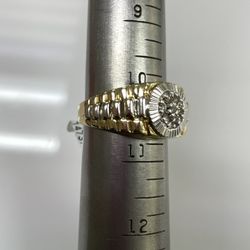 Two tone 10k gold ring 147376-1 