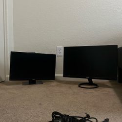 Acer Gaming Monitor + Dell Monitor 