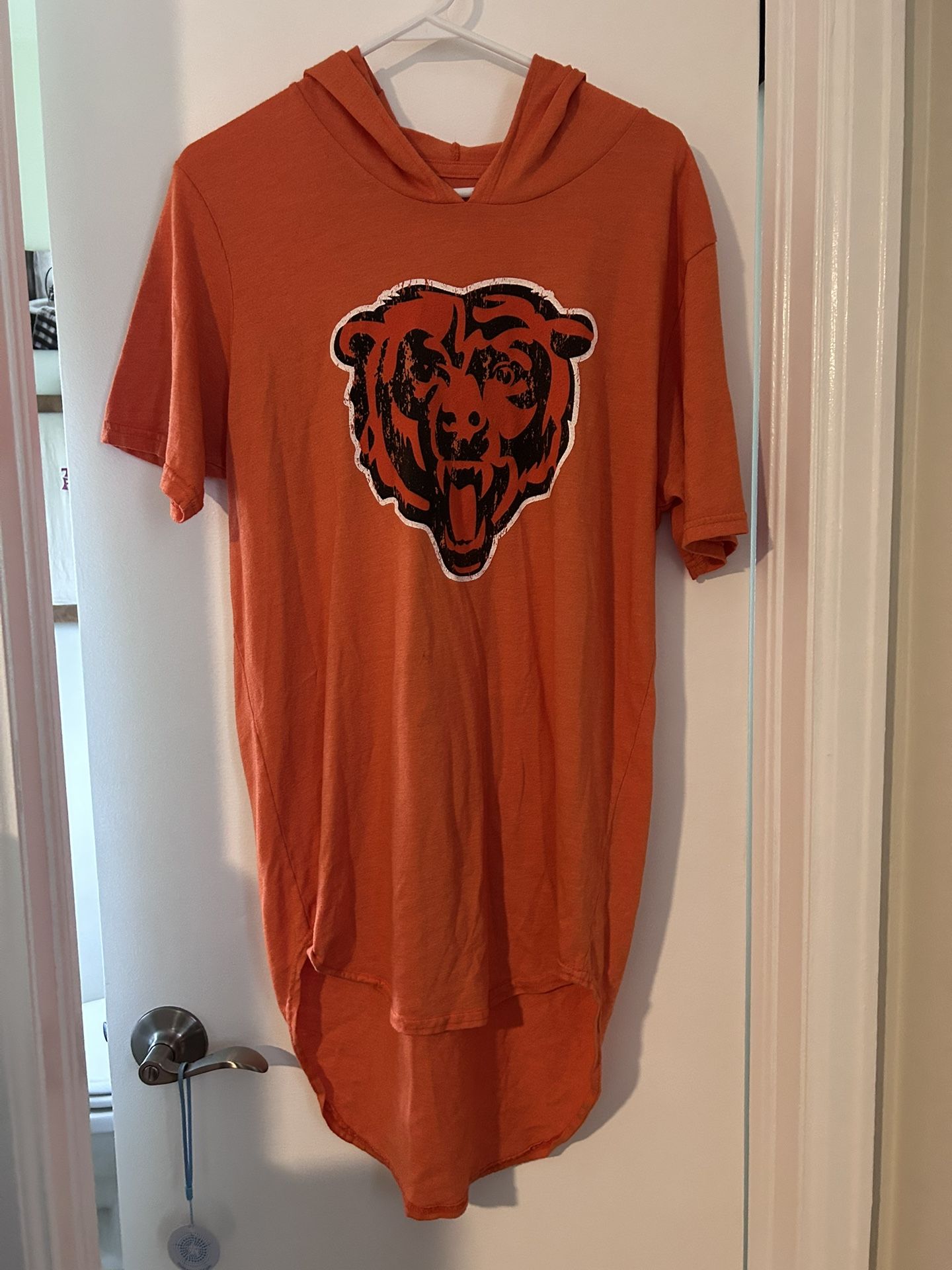 Justin Fields Chicago Bears #1 Hoodie Long T-Shirt Size Medium