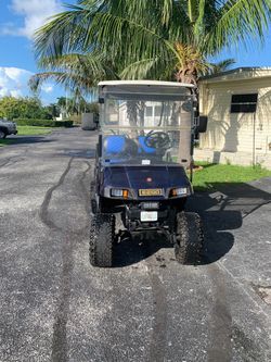 E-Z-GO Lifted Golf Cart