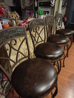 4 Bar Stools Chairs Barstools 30"