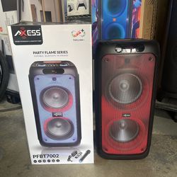 MEMORIAL DAY SALE!! Axess party speaker with LED flame lights system!! FREE SHIPPING!!