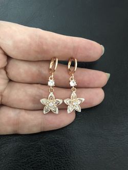 Gold plated earrings
