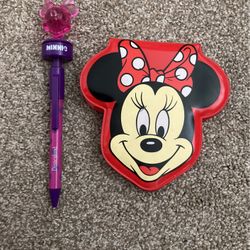 Vintage Disney Minnie Mouse Wallet Pen Collectibles 90s Y2K