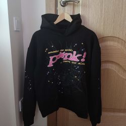 Sp5der Black Hoodie