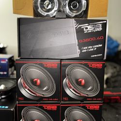 Ds18 Voice Car Speaker Audio Bundle (new)