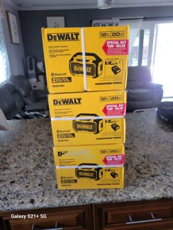 Dewalt 20v Bluetooth Speaker New 